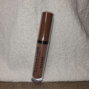 Makeup Revolution Sheer Lip Gloss - Soft Brown